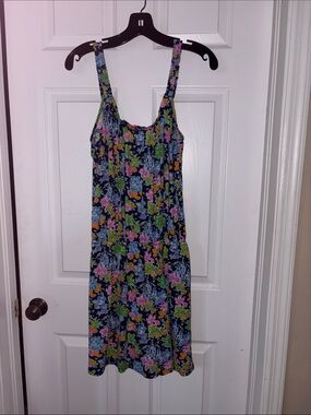 🐻 Lilly Pulitzer x Disney Hawaiian floral sundress M